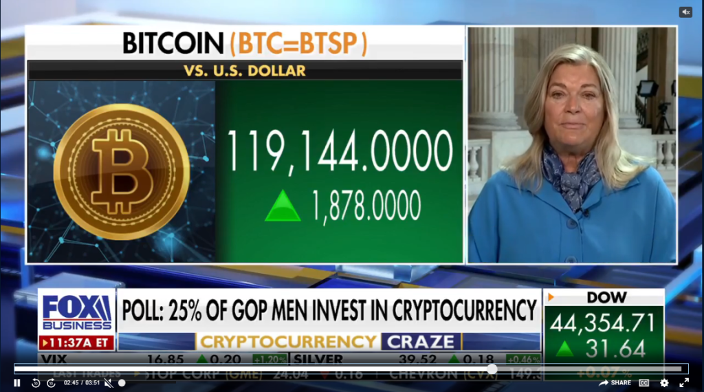 比特币：金融生死攸关，美国参议员支持应对通胀担忧