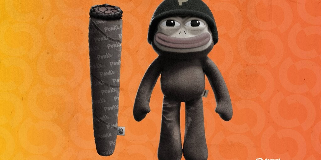 Solana Meme Coin Ponke Launches Plush Toys as First Collectible Item